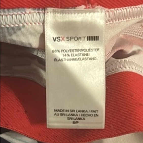 VICTORIA'S SECRET SPORT PATRIOTIC AMERICANA FLAG STARS THE PLAYER LEGGINGS - Picture 4 of 4
